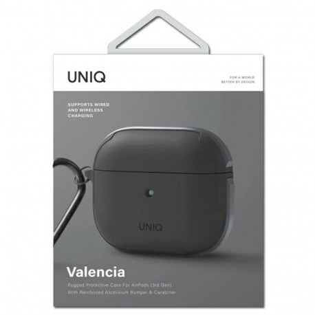 UNIQ Valencia Case AirPods 3 gray Antimicrobial