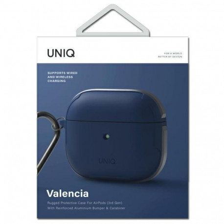 UNIQ Valencia Case AirPods 3 blue Antimicrobial