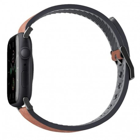 UNIQ Straden Strap Apple Watch Series 1-8/SE/SE2/Ultra 42/44/45/49 Leather Hybrid Strap brown