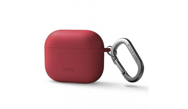 UNIQ Nexo ümbris AirPods 3 gen.+ kõrvaaasad silikoon korall