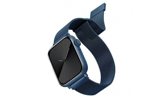 uniq dante rihm Apple Watch Series 1/2/3/4/5/6/7/8/SE/SE2 38/40/41mm roostevaba teras koobaltisinine