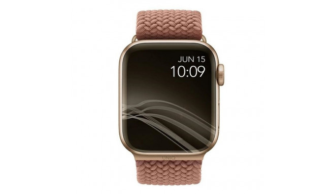UNIQ Aspen Strap Apple Watch 44/42/45 mm Series 1/2/3/4/5/6/7/8/SE/SE2 Braided grapefruit pin