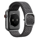 UNIQ Aspen Apple Watch Strap 40/38/41mm Series 1/2/3/4/5/6/7/8/9/SE/SE2 Braided gray/granite gray