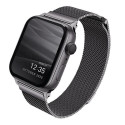UNIQ Dante strap Apple Watch Series 1/2/3/4/5/6/7/8/9/SE/SE2 38/40/41mm Stainless Steel graphite/gra