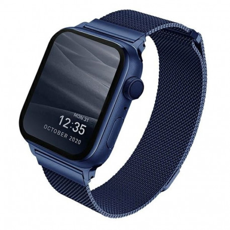 UNIQ Dante Strap Apple Watch Series 1/2/3/4/5/6/7/8/SE/SE2 38/40/41mm Stainless Steel marine blue