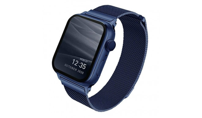 UNIQ Dante Strap Apple Watch Series 1/2/3/4/5/6/7/8/SE/SE2 38/40/41mm Stainless Steel marine blue