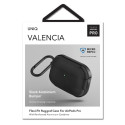 UNIQ Valencia AirPods Pro case black/midnight black Antimicrobial