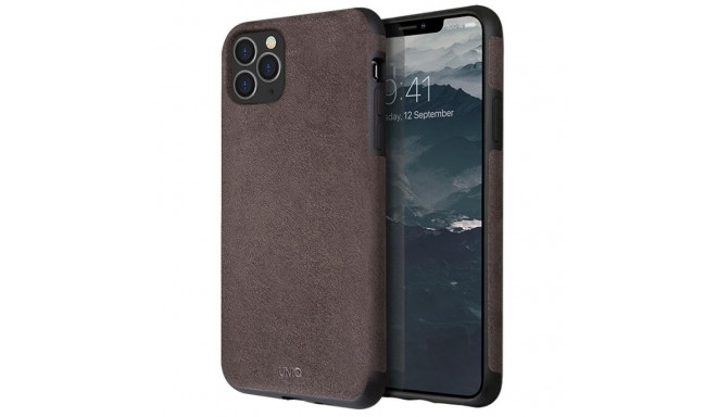 UNIQ Sueve iPhone 11 Pro Max case taupe warm gray