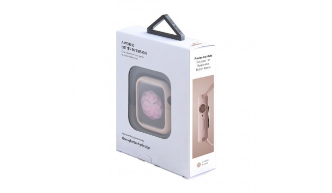 UNIQ Lino Case Apple Watch Series 4/5/6/SE 44mm. blush pink