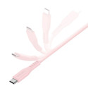 ENERGEA Flow USB-C - USB-C cable 1.5m pink/pink 240W 5A PD Fast Charge
