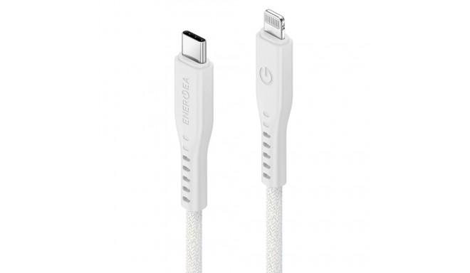 ENERGEA Flow USB-C to Lightning C94 MFI Cable 1.5m White 60W 3A PD Fast Charge