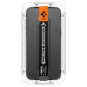 Spigen Glas.TR FC iPhone 15 Pro Max 6.7" "EZ FIT" 2 pcs. tempered glass black frame AGL06873