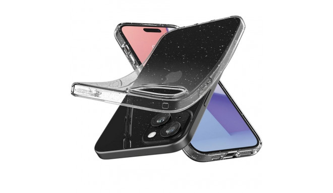 Spigen Liquid Crystal iPhone 15 6.1" sädelev läbipaistev ACS06788
