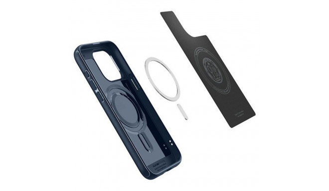 Spigen Mag Armor Magsafe iPhone 15 Pro Max tumesinine