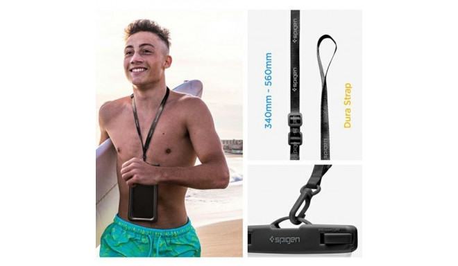 Spigen veekindel ümbris A610 universaalne must AMP04529