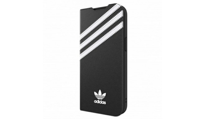 Adidas OR Booklet Case PU iPhone 13 Pro/13 6.1" must valge 47112