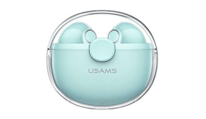 USAMS Bluetooth 5.1 TWS BU Series juhtmevabad kõrvaklapid rohelised BHUBU03