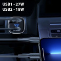 USAMS Lad. alone. C29 45W 2xUSB-A Fast Charge light gold/light gold CC154CC01(US-CC154)