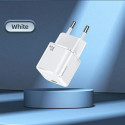 USAMS Lad. network. 1xUSB-C T45 30W PD3.0 Fast Charging + U63 USB-C/Lightning cable white/white UXTZ