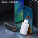 USAMS Lad. network. 1xUSB-C+1xUSB T47 65W (head only) PD Fast Charging Super Si black/black CC153TC0