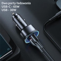 USAMS Lad. alone. 1xUSB+1xUSB-C C26 95W (head only) Fast Charge black/black CC146TC01 (US-CC146)