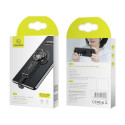USAMS Adapter AU11 2in1 USB-C - 3.5mm +USB-C + ring holder black/black SJ359TC01 (US-SJ359)