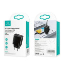 USAMS Lad. network. 1xUSB-C+1xUSB T40 20W LED (head only) PD3.0 +QC3.0 Fast Charging black/black CC1