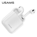 USAMS Bluetooth 5.0 TWS LU series wireless headphones white/white BHULU01 (US-LU001)