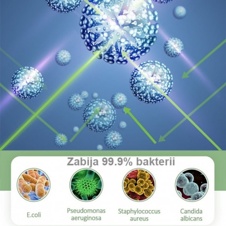 USAMS UV sterilisaator 10W juhtmevaba laadimisega valge ZB138XDJ01 (US-ZB138)
