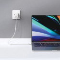 USAMS Lad. network. 2xUSB-C+1xUSB 65W (head only) GaN PD3.0 +QC3.0 Fast Charging purple/gradient pur