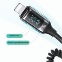 USAMS Lad. alone. C37 1xUSB+1xUSB-C 60W + Ligtning cable 30W PD+QC Fast Charge black/black CC193CC01 USAMS Lad. alone. C37 1xUSB+1xUSB-C 60W + Ligtning cable 30W PD+QC Fast Charge black/black CC193CC01