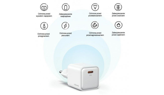 USAMS Lad. network. 1xUSB-C PD30W 3A(peapea) PD3.0 kiirlaadimine must/must X-ron Series CC186TC