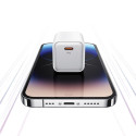 USAMS Lad. network. 1xUSB-C PD30W 3A (head only) PD3.0 Fast Charging white/white X-ron Series CC186T