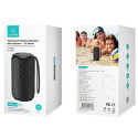 USAMS YC Series Bluetooth 5.0 10W Waterproof Wireless Speaker with Lanyard black/black YC011YX01(US-