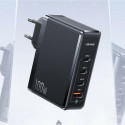 USAMS Lad. network. 3xUSB-C+1xUSB GaN 100W T50 PD (head only) Fast Charging black/black CC163TC01 (U