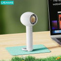 USAMS Mini 1200mAh Candy Series Hand Fan white/white ZB251FS01 (US-ZB251)