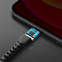 ENERGEA Nyloflex USB cable - Lightning Charge and Sync C89 MFI 1.5m red/red