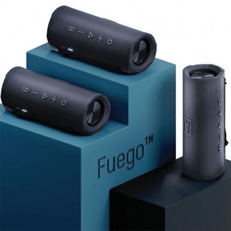 3MK Fuego juhtmevaba kõlar 30W Bluetooth 5.3 TWS IPX7 must