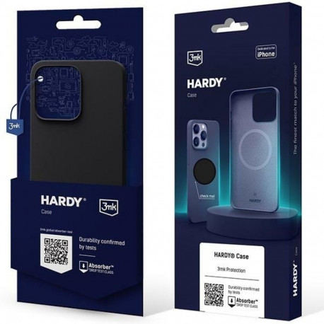 3MK Hardy Case iPhone 13 Pro Max 6.7"Gray-Black/Gray-Black MagSafe