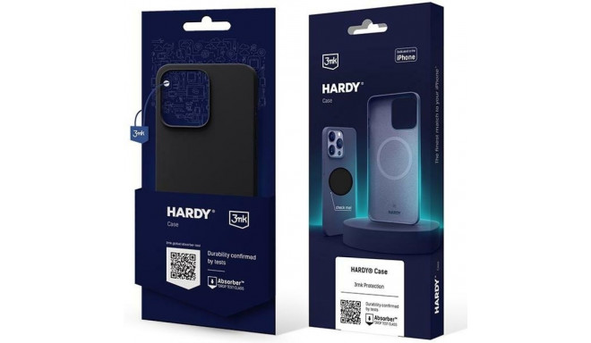 3MK Hardy Case iPhone 13 Pro Max 6.7" grafiithall-must MagSafe