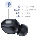 3MK FlowBuds wireless bluetooth headphones black