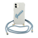 Guess GUHCP12SCRTVSBL iPhone 12 mini 5.4" blue/blue hardcase Script Vintage