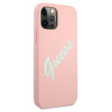 Guess GUHCP12LLSVSPG iPhone 12 Pro Max 6.7" pink green/green pink hardcase Silicone Vintage