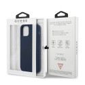 Guess GUHCP12SLSVSBL iPhone 12 mini 5.4" blue/blue hardcase Script Vintage
