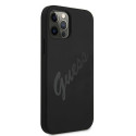 Guess GUHCP12LLSVSBK iPhone 12 Pro Max 6.7" black/black hardcase Script Vintage