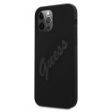 Guess GUHCP12LLSVSBK iPhone 12 Pro Max 6.7" black/black hardcase Script Vintage