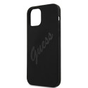 Guess GUHCP12LLSVSBK iPhone 12 Pro Max 6.7" black/black hardcase Script Vintage