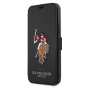 US Polo USFLBKP12MPUGFLBK iPhone 12/12 Pro 6.1" black/black book Polo Embroidery Collection