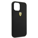 Ferrari FESSIHCP12LBK iPhone 12 Pro Max 6.7" black/black hardcase On Track Silicone