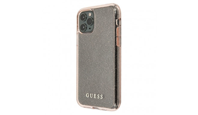 Guess GUHCN58PCGLPI iPhone 11 Pro roosa kõva ümbris glitter